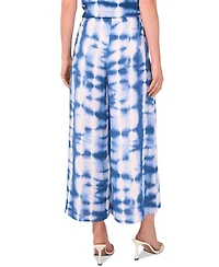 Sam & Jess Women's Tie-Dyed Pull-On Wide-Leg Pants