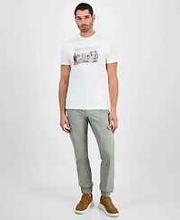 Guess Men's Cactus Garden Short Sleeve Logo Graphic T-Shirt