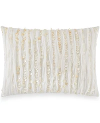 Donna Karan Home Flutter Decorative Pillow, 14" x 20"