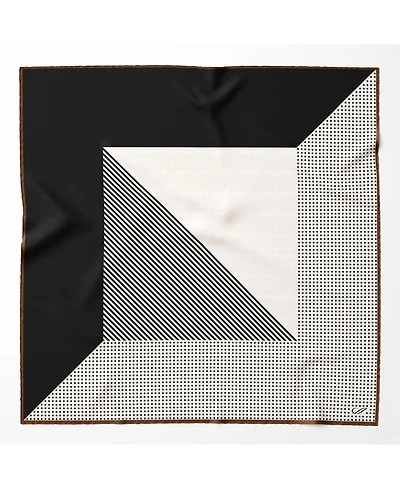 Elizabetta Men's Santino - Hand Rolled Silk Neckerchief for Men