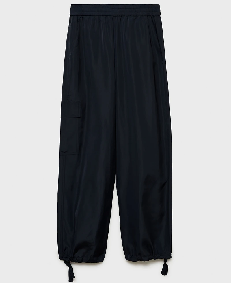 Mango Women's Straight Cargo Pants
