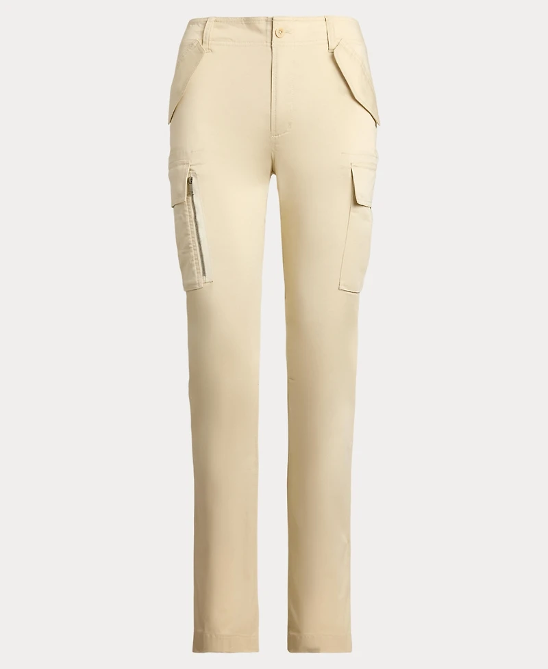 Lauren Ralph Women's Cotton Sateen Cargo Pant