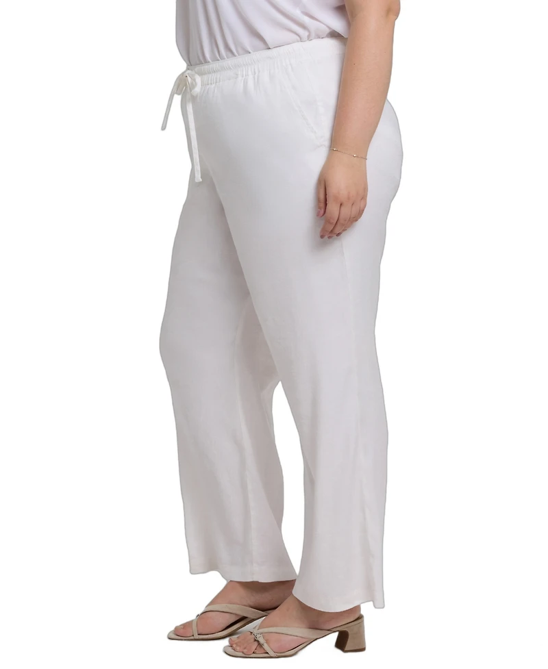 Nydj Plus Relaxed Drawstring Pants