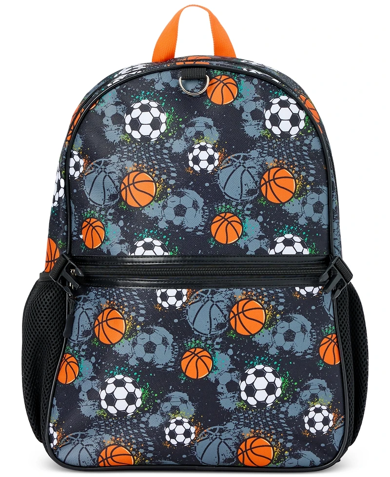 InMocean Big Boys All-Star Sports Backpack, Lunch Bag & Headphone Set