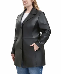 Bgsd Plus Irina Leather Coat