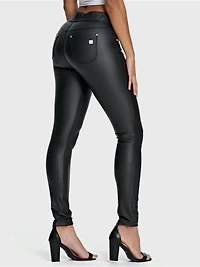 Freddy Women's Faux Leather Shaping Skinny Pants
