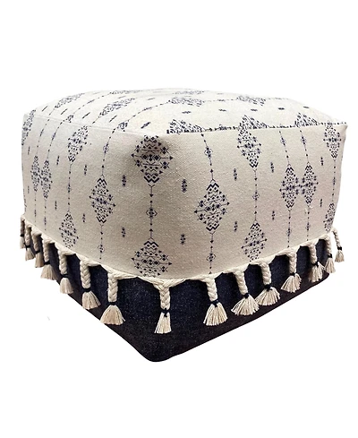 Soft Cotton Ottoman for Living Room Footrest and Comfortable Seating