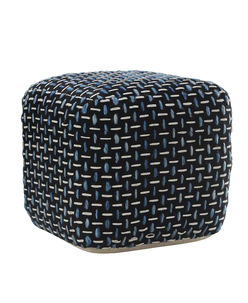 Compact Polyester Ottoman – Lightweight and Easy to Move for Any Space