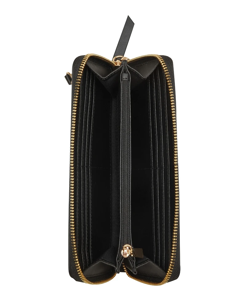 Nine West Lockup 9S Zip Around Wristlet