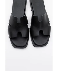 Jez Leather Slide Sandal (Women)