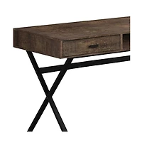 Modern Computer Desk with 2 Drawers and Sleek Work Surface