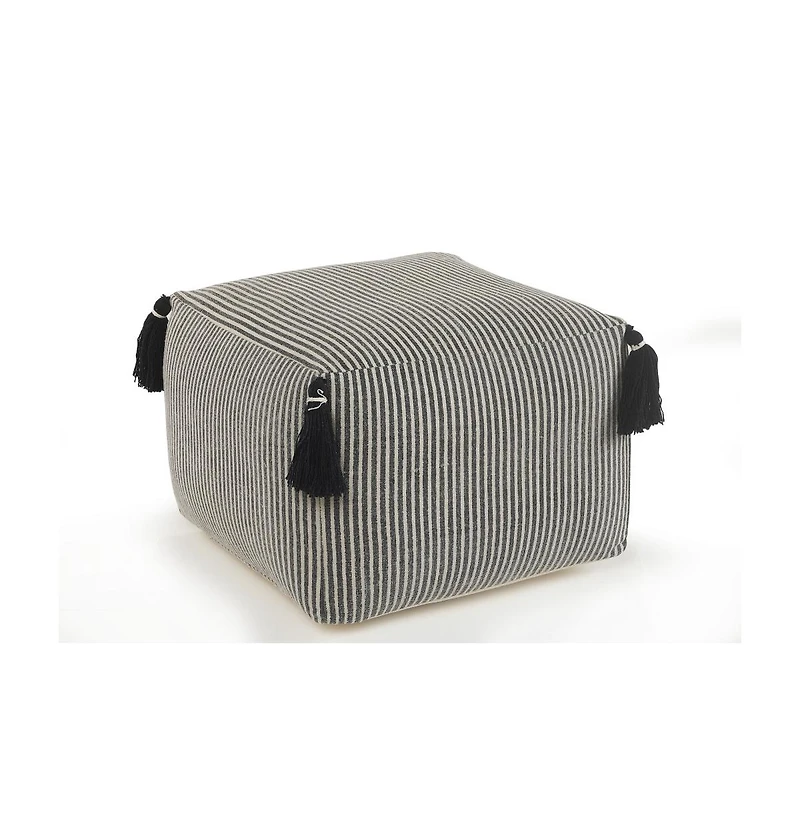 Cotton Ottoman for Footrest and Stylish Living Room Accent
