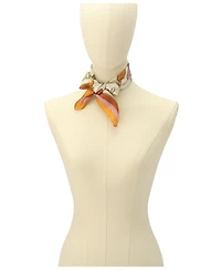 Coach Hangtag Print Silk Bandana Scarf
