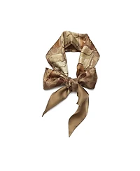 Coach Stacked Tabby Bags Print Silk Skinny Scarf