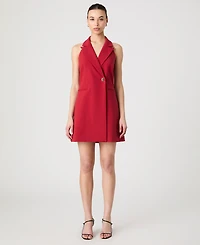 French Connection Women's Whisper Halter Neck Blazer Dress