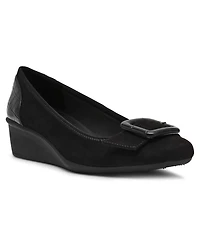 Anne Klein Women's Wyatt Buckle Wedge Pumps