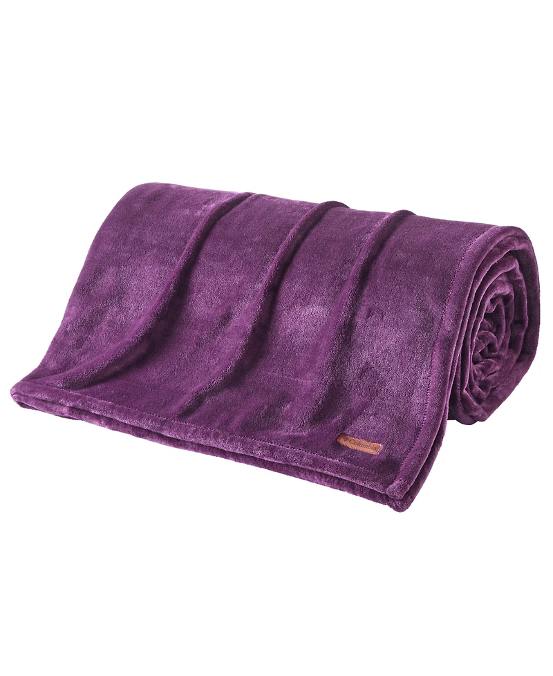 Columbia Super Soft Plush Fleece Blanket