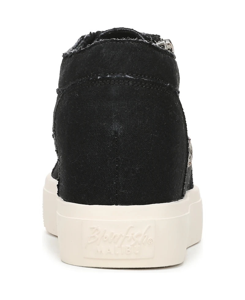 Blowfish Malibu Women's Zayla High Top Zip Platform Sneakers