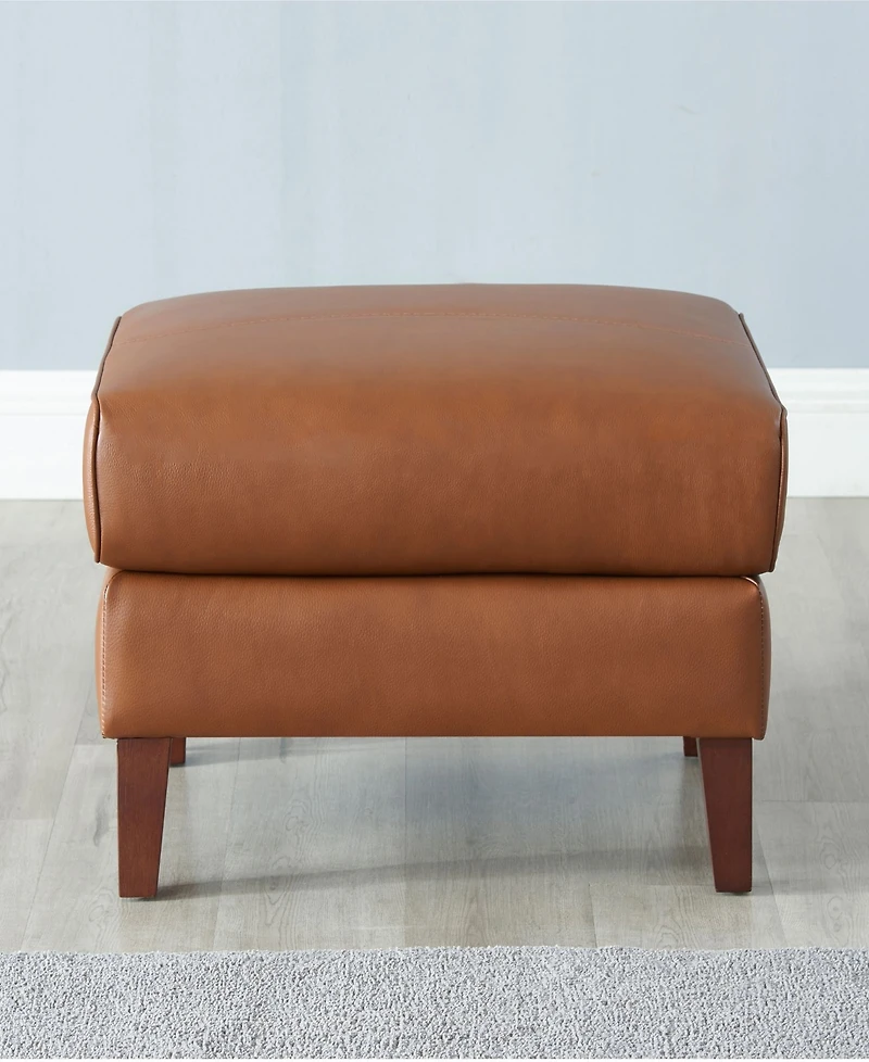Hydeline Maui 29" Top Grain Leather Ottoman