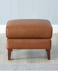 Hydeline Maui 29" Top Grain Leather Ottoman