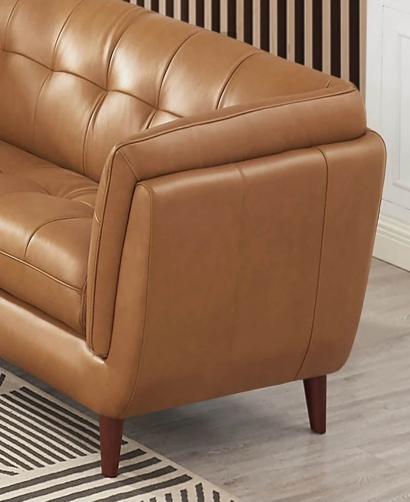 Hydeline Solana 70" Top Grain Leather Loveseat