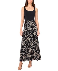 Vince Camuto Women's Printed Pull-On Maxi Skirt