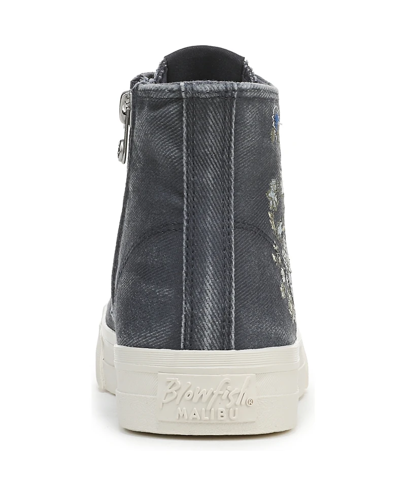 Blowfish Malibu Women's Catch Sun High Top Zip Platform Sneakers