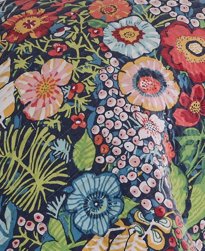 Levtex Night Garden Reversible 3-Pc. Quilt Set