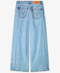 Levi's Big Girls High Rise Baggy Embroidered Jeans