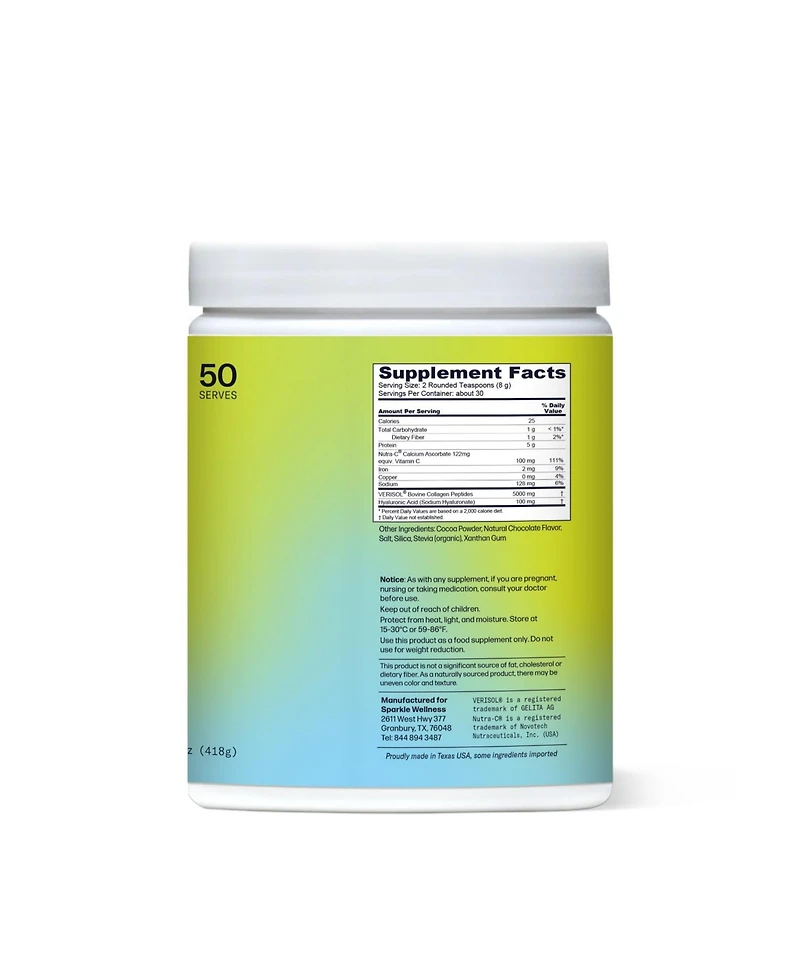 Skin Boost Plus [50-Serves] | Collagen Powder Supplement with Verisol Bioactive Hydrolyzed Peptides, Vitamin C & Hyaluronic Acid