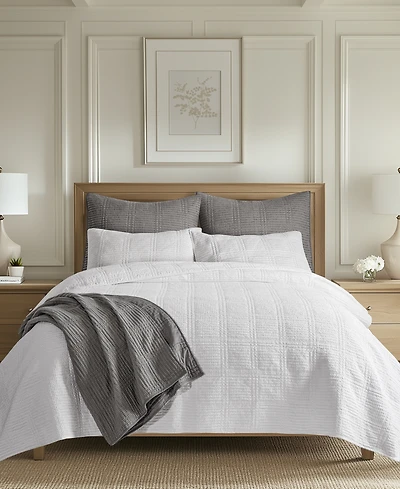 Levtex Cloud Waffle Textured 3-Pc. Quilt Set, King/California King