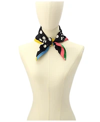 Kate Spade New York Women's Breezy Dot Silk Bandana Scarf