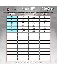 Epic Skates Black Luv Led Light Up Roller