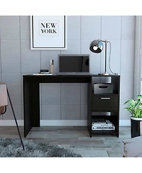 Sturdy Computer Desk with Large Work Surface and Drawers
