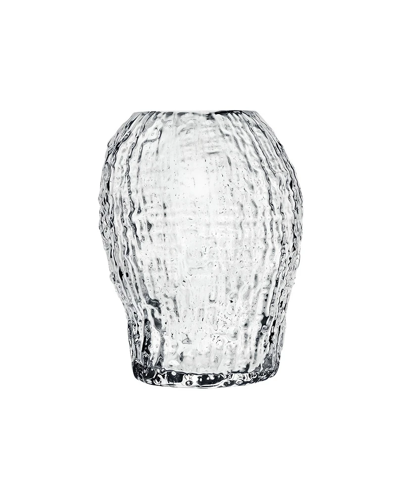 Nude Glass Clear Small Molten Vase