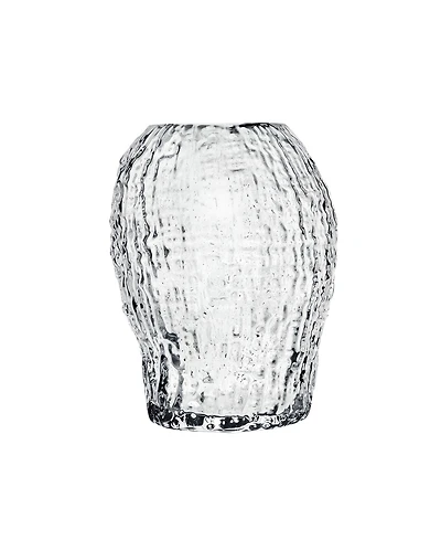 Nude Glass Clear Small Molten Vase