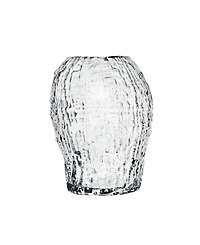 Nude Glass Clear Small Molten Vase