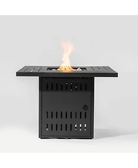 34inches Steel fire pit table Gas Fire Pit for Outdoor Outside Patio