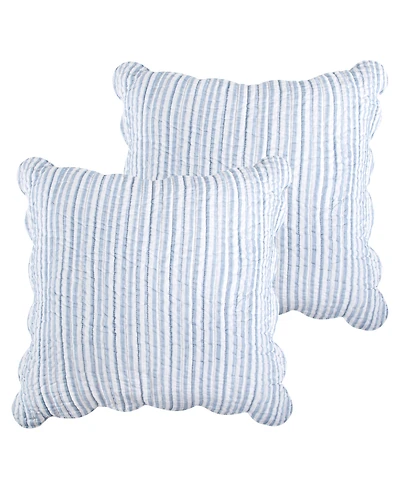 Levtex Martha Stripe 2-Pc. Sham Set, European