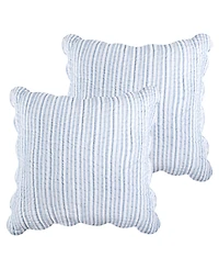 Levtex Martha Stripe 2-Pc. Sham Set, European