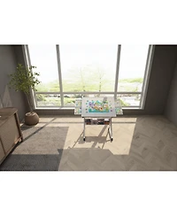 Streamdale Jigsaw Puzzle Table Board 1500 Pieces with 4 Drawers (White)