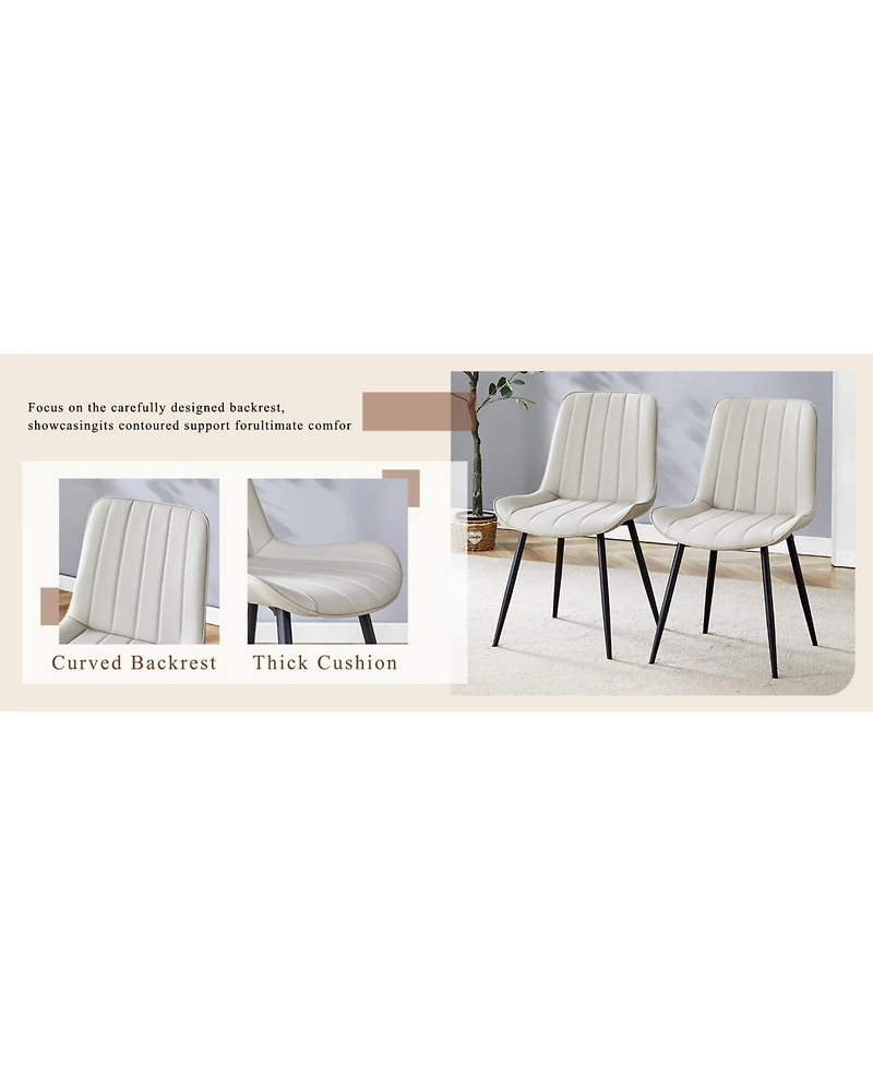Streamdale Black Marble Dining Set 55