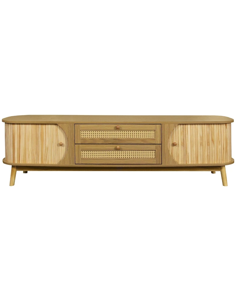 Streamdale Rattan Tv Stand for TVs up to 75''
