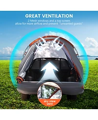 2 Person Portable Pickup Tent with Carry Bag