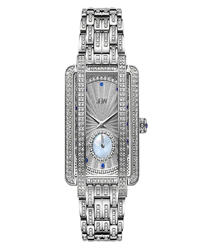 Jbw Women's Mink Platinum Series Diamond Stainless Steel Watch, 28mm