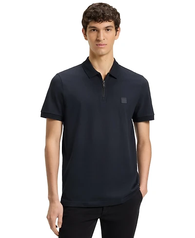 Boss by Hugo Men's Stretch-Cotton Pique Slim-Fit Polo Shirt
