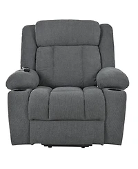 Streamdale Power Lift Recliner Chair, Extended Footrest, Cup Holders - Dark Gray