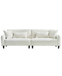 Streamdale 97" Teddy Velvet Sofa - Living Room, Bedroom, Office