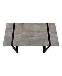 Compact Computer Desk with Sturdy Metal Frame