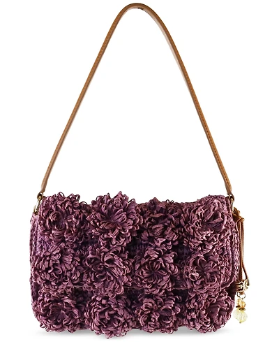Sam Edelman Phoebe Small Raffia Shoulder Flap Bag